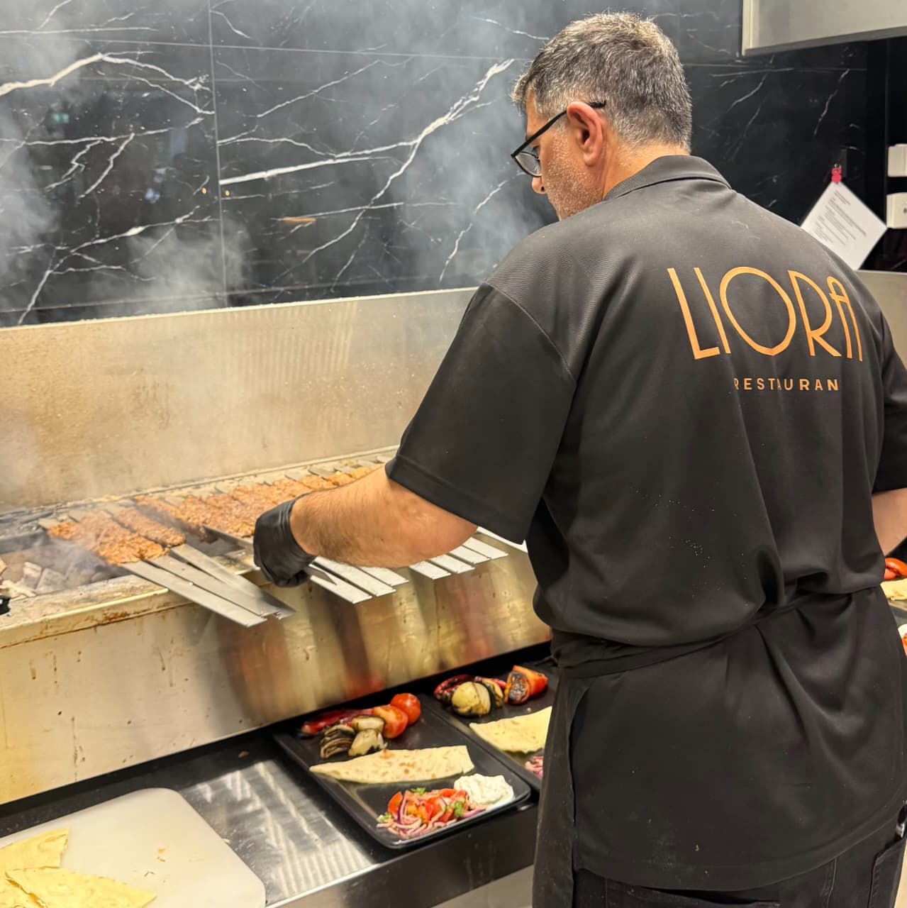 Chef Mehmet Yilmaz at work