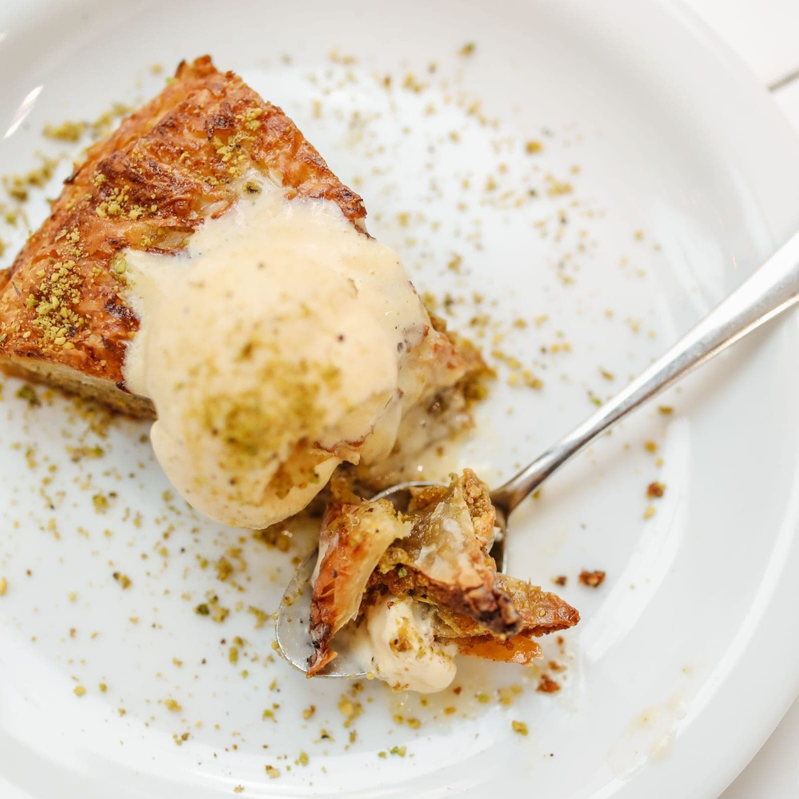 Baklava & Ice Cream