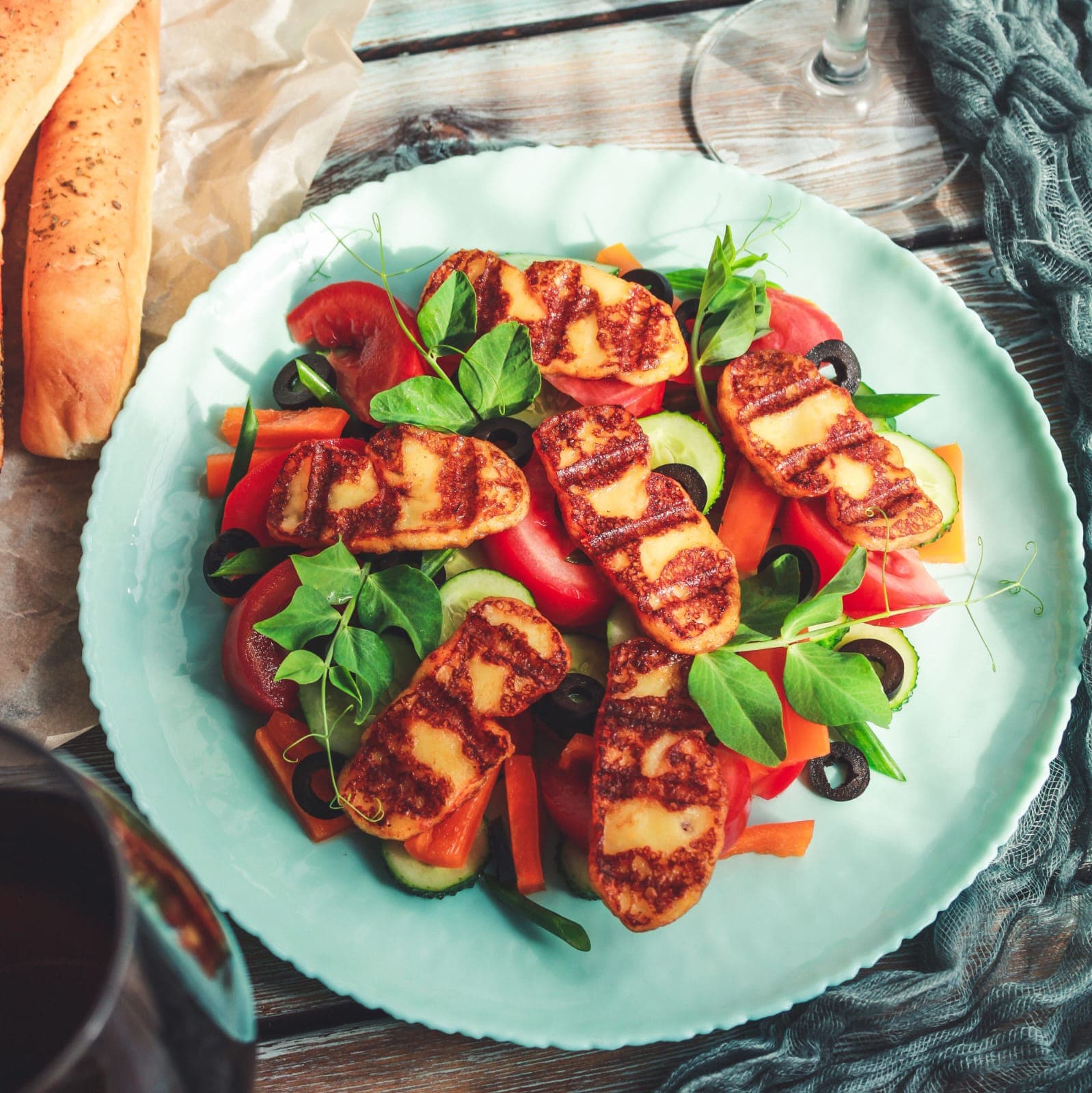 Halloumi Salad